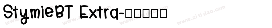 StymieBT Extra字体转换